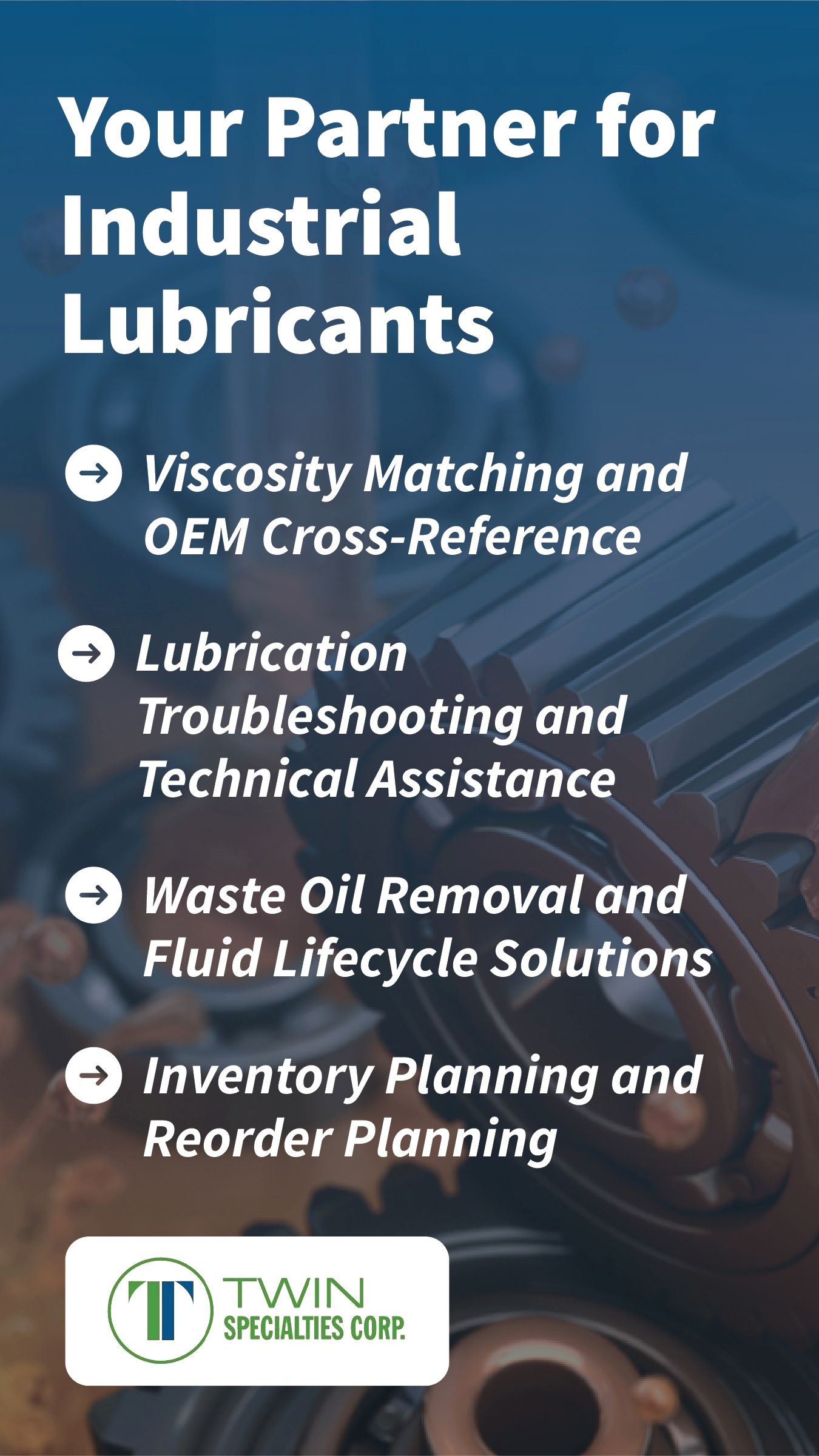 Your Partner for Industrial Lubricants